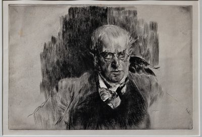 Portrait of the Painter Adolph Menzel by Giovanni Boldini