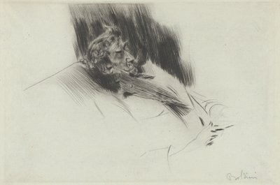 Whistler Asleep by Giovanni Boldini