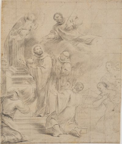 St Bernard Saving the Skull of St Caesarius by Giovanni Bonati