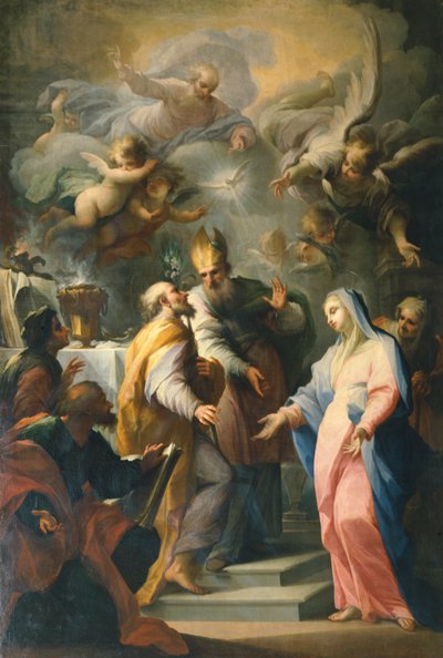 Marriage of Virgin Mary by Giovanni Camillo Sagrestani