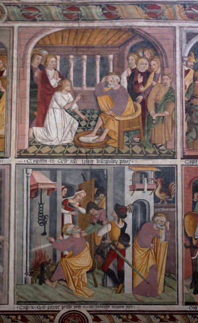 Scenes from the life of Christ by Giovanni Canavesio