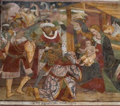 The Adoration of the Three Kings by Giovanni Canavesio