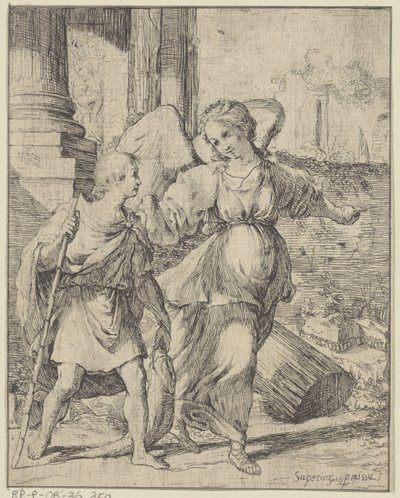 Tobias and the angel by Giovanni Citosibio Guidi