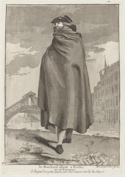 The Merchant at the Rialto by Giovanni David