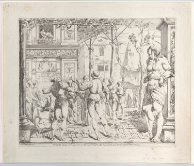 The Martyrdom of Saint Christopher, Secondo Quadro, 1776 by Giovanni David