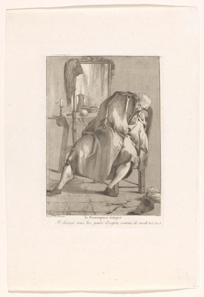 The Masked Coffee Drinker and The Tired Wigmaker (Divers Portraits) by Giovanni David