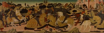 Battle Scene by Giovanni Di Ser Giovanni Lo Scheggia Guidi