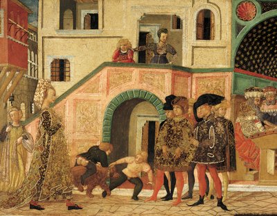 Stories of Susanne (detail) by Giovanni Di Ser Giovanni Lo Scheggia Guidi