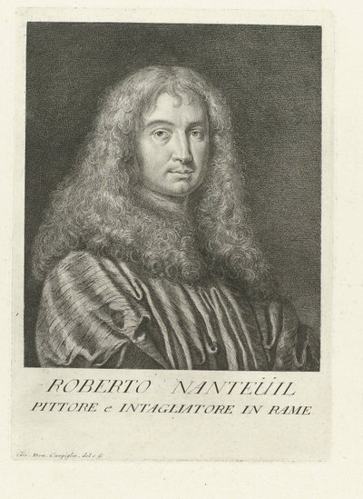 Portrait of the Artist Robert Nanteuil by Giovanni Domenico Campiglia