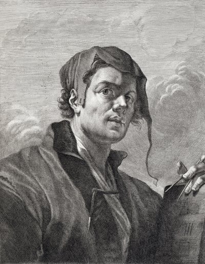 Gerrit van Honthorst, Engraved by Cosimo Mogalli by Giovanni Domenico Ferretti