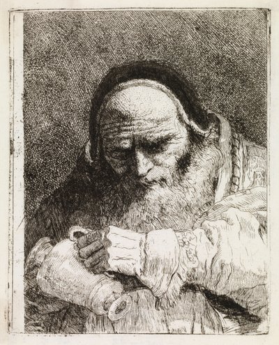 A Pope Holding a Jug by Giovanni Domenico Tiepolo