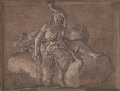 Africa by Giovanni Domenico Tiepolo