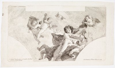 Angels Carrying the Indulgences of the Carmelites by Giovanni Domenico Tiepolo