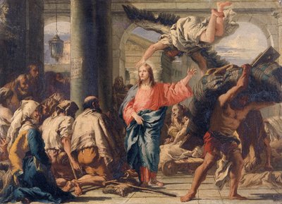 Christ at the Pool of Bethesda by Giovanni Domenico Tiepolo