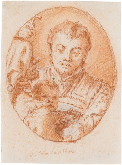 Saint Valentine by Giovanni Domenico Tiepolo