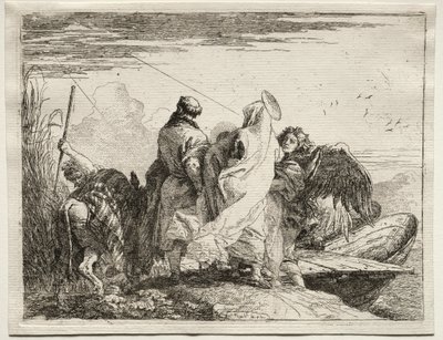 Flight into Egypt: The Holy Family Leaving the Shore by Giovanni Domenico Tiepolo
