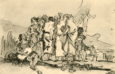 Group of Old and Young Men by Giovanni Domenico Tiepolo