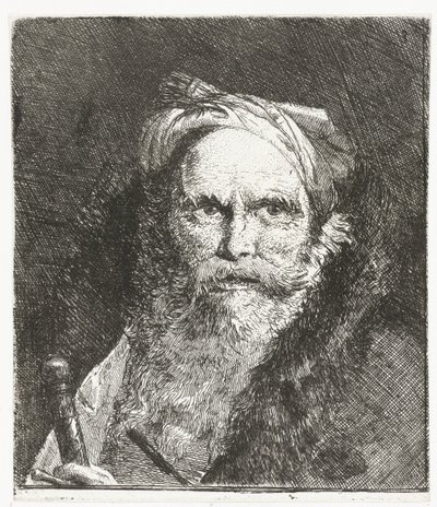 Man with Sword by Giovanni Domenico Tiepolo
