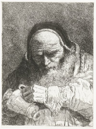 Pope with Jug by Giovanni Domenico Tiepolo