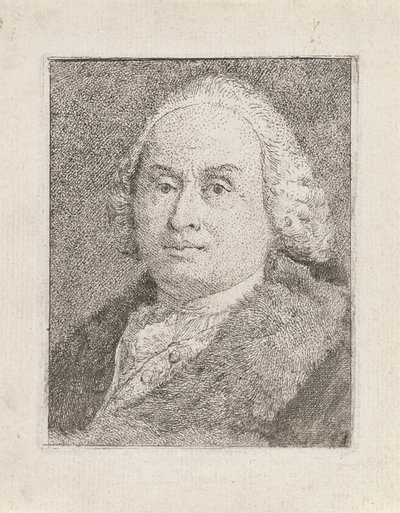 Portrait of Giambattista Tiepolo, from the Collection of Heads by Giovanni Domenico Tiepolo