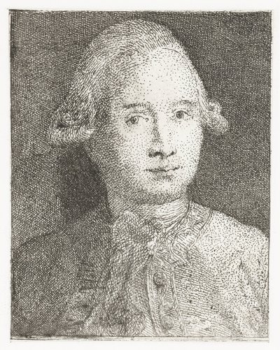 Portrait of Giovanni Domenico Tiepolo by Giovanni Domenico Tiepolo