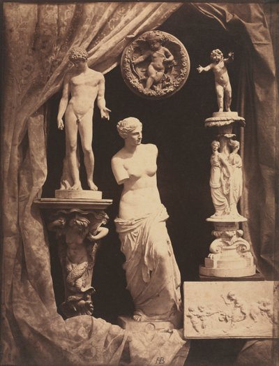 Still Life with Statuary and Drapery by Giovanni Domenico Tiepolo