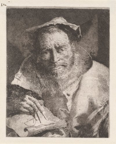 The Mathematician, from the Collection of Heads by Giovanni Domenico Tiepolo