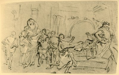 The Mother of the Maccabees before Antiochus by Giovanni Domenico Tiepolo