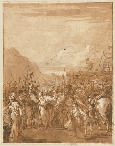 The Parting of Saints Peter and Paul by Giovanni Domenico Tiepolo