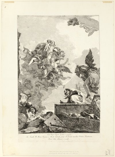 The Virgin Appearing to St. Simon Stock by Giovanni Domenico Tiepolo