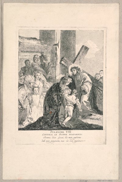 Via Crucis - Station VIII, He Consoles the Weeping Women by Giovanni Domenico Tiepolo