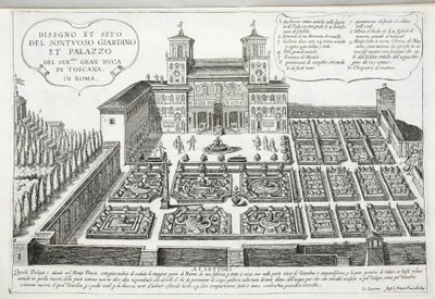 View of the Gardens and Palace of the Grand Duke of Tuscany, Rome by Giovanni Domenico de