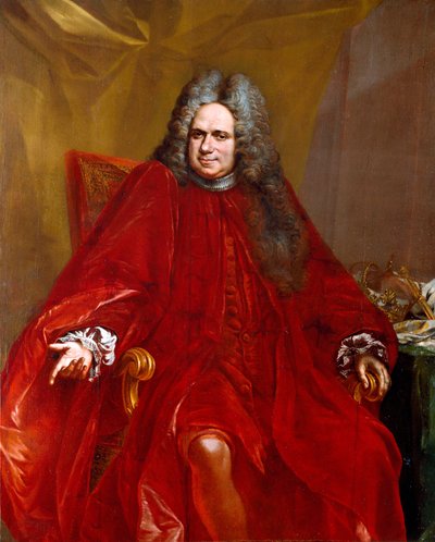 Portrait of Benedetto Viale, Doge of the Republic of Genoa (1717-1719) by Giovanni Enrico Vaymer