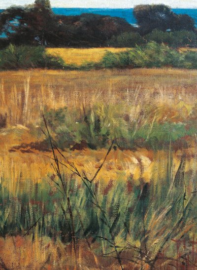 Maremma Toscana, circa 1894 (detail) by Giovanni Fattori