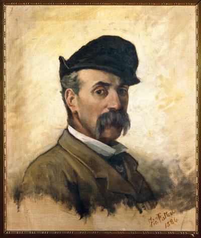 Self-Portrait at Age 59 by Giovanni Fattori