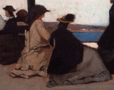La Rotonda di Palmieri (detail) by Giovanni Fattori