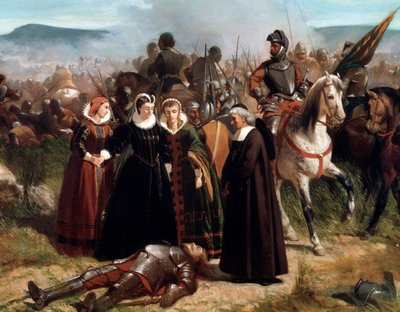 Mary Queen of Scots, at the Battle of Langside, fought on 13 May 1568 (detail) by Giovanni Fattori