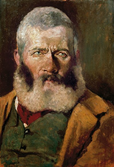 Portrait of cowboy, ca 1882 by Giovanni Fattori