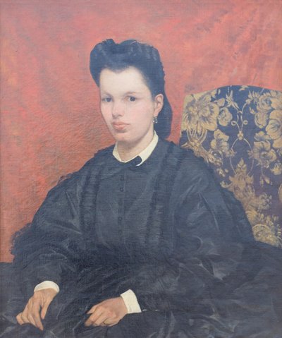 Portrait of the First Wife by Giovanni Fattori
