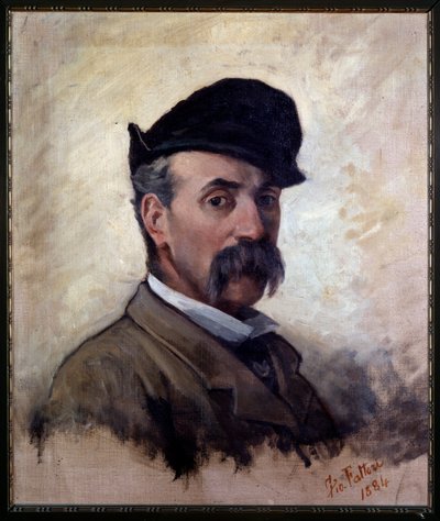 Self-portrait at the age of 59 by Giovanni Fattori