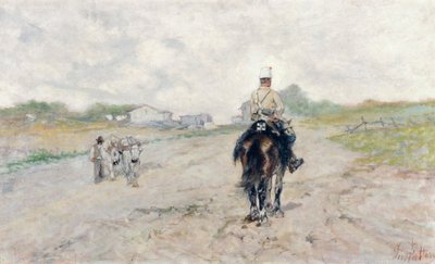 The Trooper by Giovanni Fattori