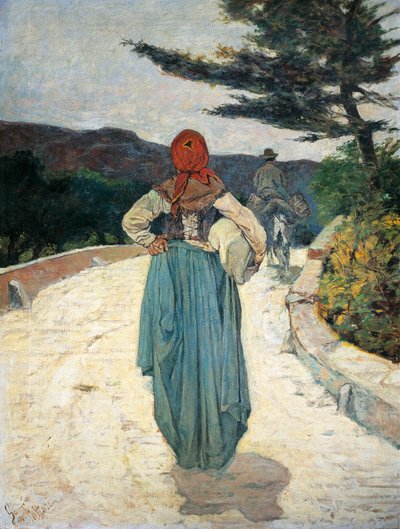 White Road by Giovanni Fattori