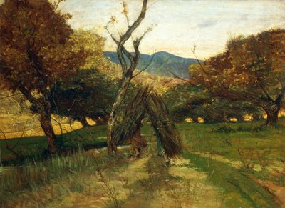 Woodpile by Giovanni Fattori