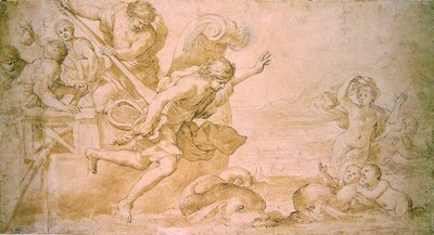 Arion and the Dolphins by Giovanni Francesco Romanelli