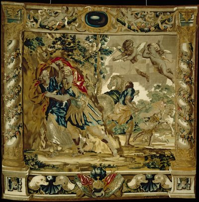 Dido and Aeneas Seek Shelter from a Storm by Giovanni Francesco (1610 62) Romanelli