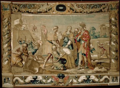 Dido shows Aeneas the plans for the fortifications of Carthage by Giovanni Francesco (1610 62) Romanelli