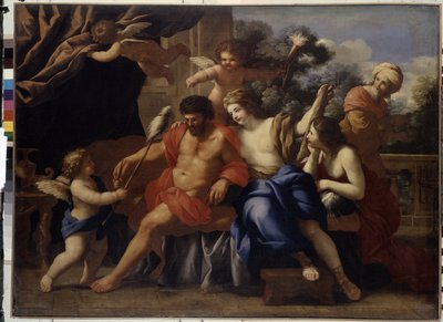Hercules and Omphale by Giovanni Francesco Romanelli