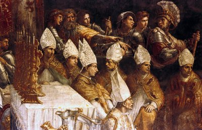 The Coronation of Charlemagne by Giovanni Francesco (c.1488 1528) Penni
