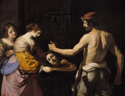 Salome Receiving the Head of St. John the Baptist by Giovanni Francesco Barbieri