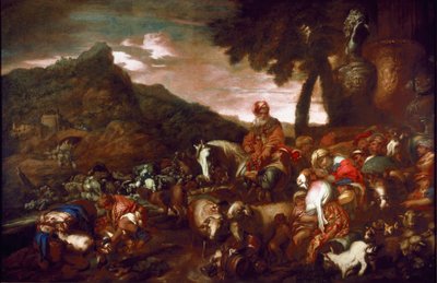 The Journey of Abraham by Giovanni Francesco Castiglione
